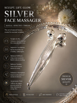 Silver Face Massager